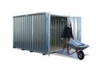 Opslag voor bouwmateriaal? Demontabele snelbouw container