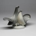 Zsolnay - Beeldje - Pair of pigeons - Porselein