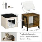 TRUUSK Kattenhol Met Kussen En Verstelbare Voet, Kattenbed T, Dieren en Toebehoren, Verzenden, Nieuw