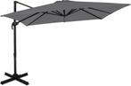 2dekans | VONROC Premium Zweefparasol Pisogne 300x300cm –, Ophalen of Verzenden, Zo goed als nieuw
