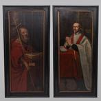 Panelen 17e-eeuw, olieverf - Hout - 1600-1650, Antiek en Kunst