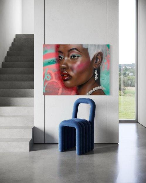 Hiones (XX-XXI) - Street Muse (U.V. Effects), Antiek en Kunst, Kunst | Schilderijen | Modern