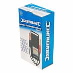 Silverline Accu- en ladingtester - nauwkeurige meting - 6..., Auto-onderdelen, Accu's en Toebehoren, Ophalen of Verzenden, Nieuw