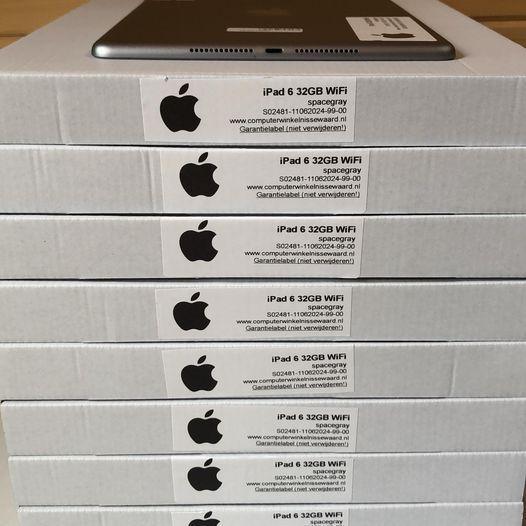 Voordeelbundel (10+prijs) Apple iPad 6 (model 2018) zwart, Computers en Software, Apple iPads, Nieuw, Ophalen of Verzenden