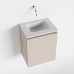 MONDIAZ OLAN 40cm toiletmeubel linen. LEX wastafel talc, Doe-het-zelf en Verbouw, Sanitair, Ophalen of Verzenden, Nieuw, Bad