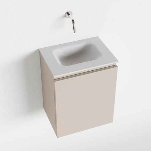 MONDIAZ OLAN 40cm toiletmeubel linen. LEX wastafel talc, Doe-het-zelf en Verbouw, Sanitair, Bad, Nieuw, Ophalen of Verzenden