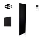 Radiator Sanicare Denso Met WiFi 180 x 40 cm Mat Zwart Met, Ophalen of Verzenden, Nieuw, Chroom, Overige typen
