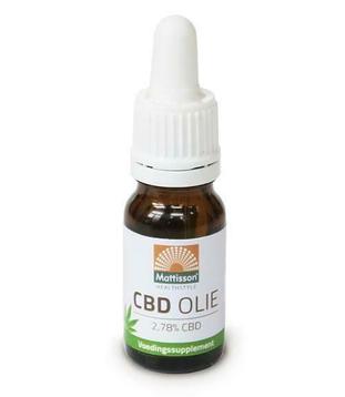 CBD Olie 2.78% Mattisson Healthstyle | Vitaminstore
