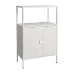 [en.casa] Bureaukast Hailuoto archiefkast 110x70x40 cm licht, Verzenden, Nieuw