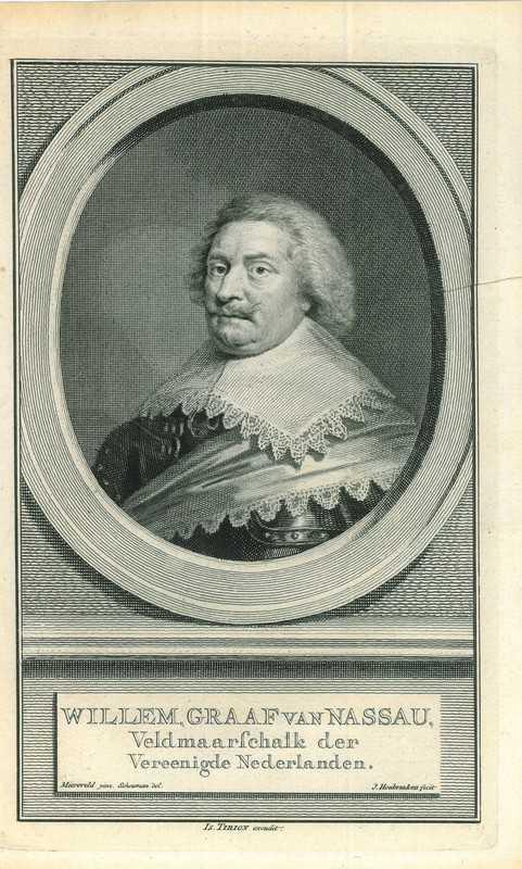 Portrait of William of Nassau-Siegen, Antiek en Kunst, Kunst | Etsen en Gravures