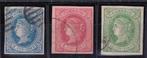 Spanje 1864 - Koningin Elizabeth II - Edifil 63/68 -, Gestempeld