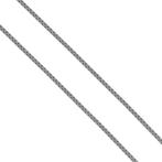 Ketting met hanger - 18 karaat Witgoud - 0.77ct. tw. Smaragd
