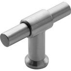 Intersteel Knop T-vorm 20mm recht/recht rvs Intersteel, Ophalen of Verzenden, Nieuw