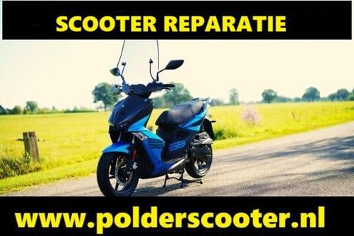 Scooter onderhoud / reparatie / nieuw + 2e hands scooters, Diensten en Vakmensen, Fietsenmakers en Bromfietsenmakers, Brommerreparatie