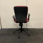 Beta ergo- bureaustoel, rode stoffering - zwarte kruisvoet, Ergonomisch, Gebruikt, Ophalen of Verzenden, Bureaustoel