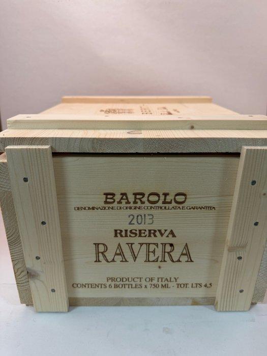 2013 Viberti, Ravera - Barolo Riserva - 6 Flessen (0.75, Verzamelen, Wijnen