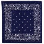 Boerenzakdoek blauw decor Paisley 60 x 60 cm origineel forma, Ophalen of Verzenden, Nieuw