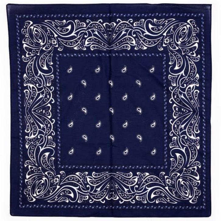 Boerenzakdoek blauw decor Paisley 60 x 60 cm origineel forma, Kleding | Heren, Schoenen, Nieuw, Ophalen of Verzenden