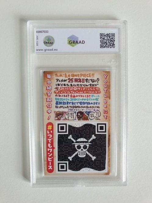 One piece - 1 Graded card - One Piece - Monkey D. Luffy -, Hobby en Vrije tijd, Verzamelkaartspellen | Overige