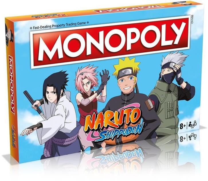 Monopoly - Naruto | Winning Moves - Gezelschapsspellen, Hobby en Vrije tijd, Gezelschapsspellen | Bordspellen, Nieuw, Verzenden