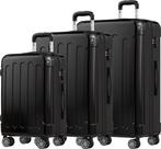 2dekans | TRVLMORE - Kofferset - Zwart - 38L x75L x115L, Sieraden, Tassen en Uiterlijk, Koffers, Ophalen of Verzenden, Zo goed als nieuw
