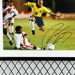 Brazil - Roberto Carlos - Ingelijste gesigneerde foto (8 x, Nieuw