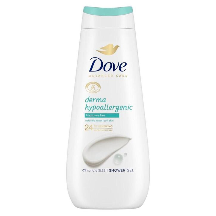 Dove Advanced Care Derma Hypo-Allergenic Douchegel, Sieraden, Tassen en Uiterlijk, Uiterlijk | Lichaamsverzorging, Bad & Douche