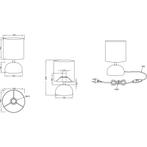 LED Tafellamp - Tafelverlichting - Trion Lucifer - E14, Ophalen of Verzenden, Nieuw