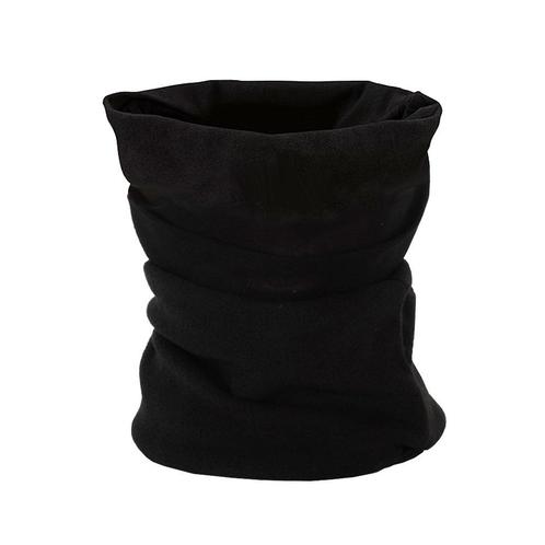 Nekwarmer microvezel + fleece - Zwart, Sport en Fitness, Snowboarden, Verzenden