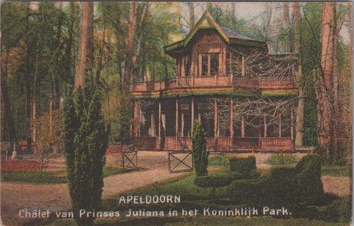 APELDOORN - Chalet van Prinses Juliana in het Koninklijk ..., Verzamelen, Ansichtkaarten | Nederland, Verzenden