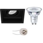 Voordeelset: LED Spot Set - Pragmi Domy Pro - GU10 Fitting -, Metaal of Aluminium, Nieuw, Ophalen of Verzenden, Led