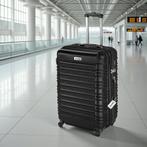Kofferset Mila 4-delig met bagageweger en bagagelabels - zwa, Verzenden, Nieuw