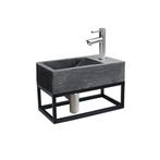 Sani Royal Fontein Frame Mat Zwart Natuursteen, Nieuw
