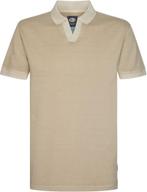 Petrol Piqué Polo Cayside Beige maat 3XL Heren, Verzenden, Beige, Nieuw, Overige maten