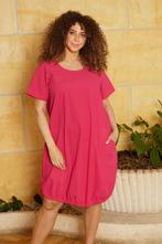 ZHENZI jurk katoen korte mouw Maat:, Kleding | Dames, Jurken, Verzenden, Nieuw, Overige kleuren