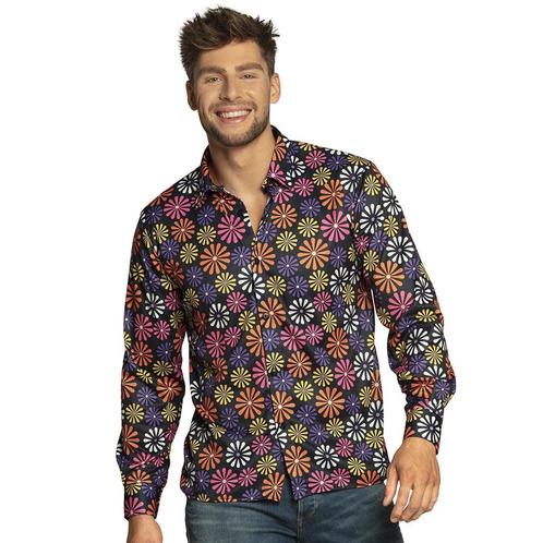 Blouse Flower Power Hippie Heren, Kleding | Heren, Carnavalskleding en Feestkleding, Nieuw, Ophalen of Verzenden
