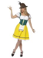 Dirndl Jurk Oktoberfest Geel, Verzenden, Nieuw