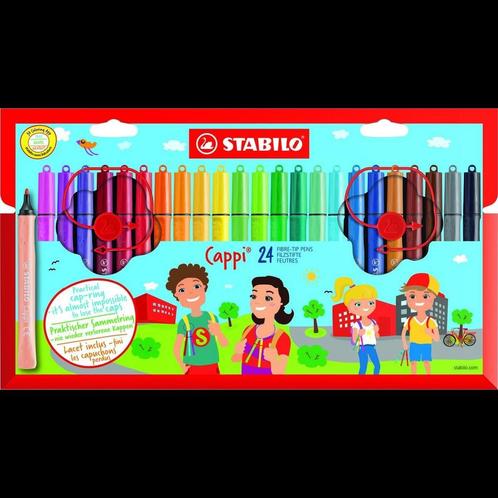 STABILO viltstiften Cappi Etui - 24 van €18,99 voor €13,29, Kinderen en Baby's, Speelgoed | Overig, Ophalen of Verzenden