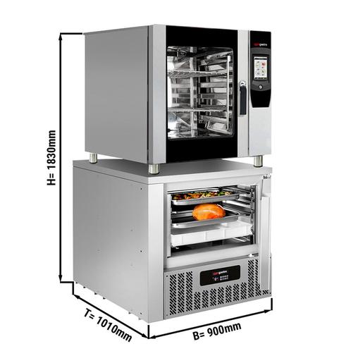 GGM Gastro | Combistheemer - Touch - 7x GN 1/1 - incl. |, Witgoed en Apparatuur, Vriezers en Diepvrieskisten, Inbouw, Vrieskast