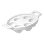 Slakkenschaal | Porselein | Met Grepen | 6 Gaten | Ø130mm, Verzenden, Nieuw in verpakking