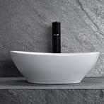 REA Ovale opzetwastafel - glans wit - compact formaat - k..., Ophalen of Verzenden, Nieuw