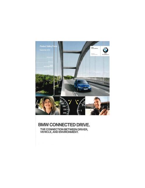 2010 BMW CONECTED DIRVE PRODUCT BEARGUMENTATIE BROCHURE, Boeken, Auto's | Folders en Tijdschriften, BMW