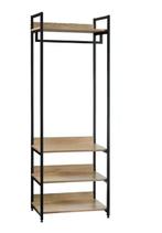 Industriëel kledingrek met 3 planken en kledingroede 170 cm, Huis en Inrichting, Kasten | Kledingkasten, Verzenden, Nieuw