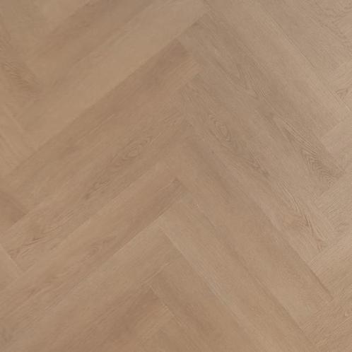 Visgraat PVC click met ondervloer WOOD Canyon Oak 1201, Huis en Inrichting, Stoffering | Vloerbedekking, Overige kleuren, 75 m² of meer