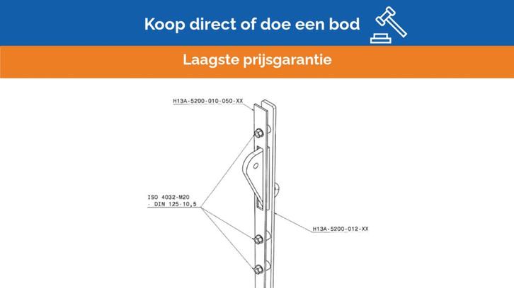 Bieden: Hanse Yachts H675 Stainless Steel, Watersport en Boten, Zeilen en Zeiltoebehoren, Toebehoren, Nieuw, Ophalen of Verzenden