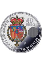 Spanje. 40 Euro 2023 Princesa Leonor  (Zonder