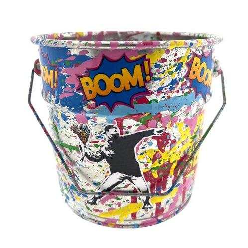 Koen Betjes (1992) - Street Paint Bucket, Antiek en Kunst, Kunst | Schilderijen | Modern