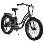 NNEMB Electric Fat Tyre Cruiser Bike, with Throttle,, Verzenden, Nieuw