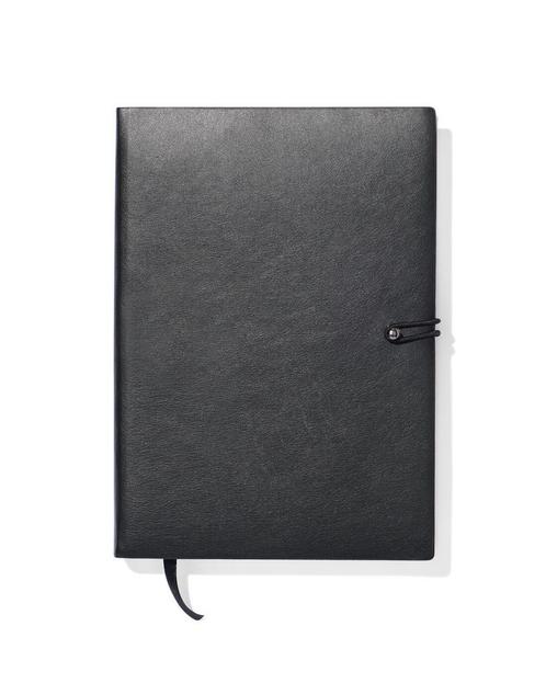 HEMA Notitieboek gelinieerd PU zwart A5, Diversen, Agenda's, Nieuw, Verzenden