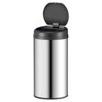 Automatische Prullenbak/Sensorprullenbak - 40 Liter - Zilver, Nieuw, Overige materialen, Ophalen of Verzenden, 30 tot 40 liter